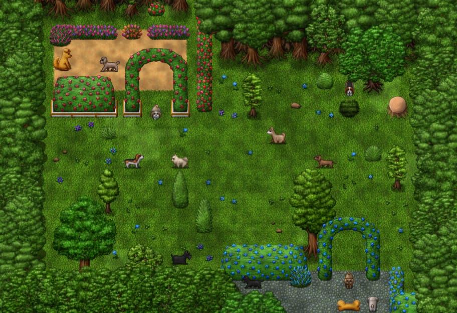 犬公園タイルセット – KOMODO Plaza (JP)