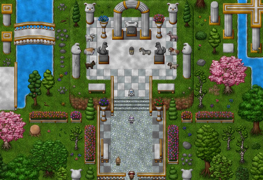 犬公園タイルセット – KOMODO Plaza (JP)