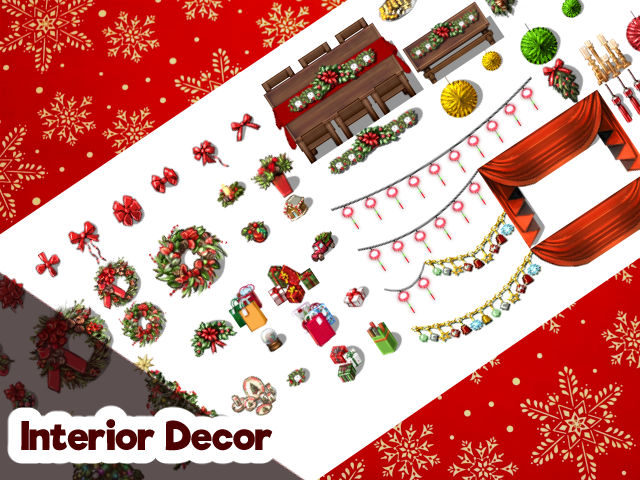 クリスマス素材セット② KRクリスマス素材タイルセット – KOMODO Plaza (JP)