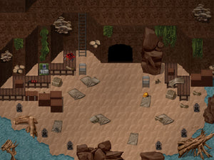 KR洞窟と鉱山のタイルセット