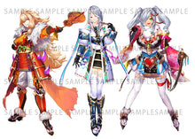 画像をギャラリービューアに読み込む, ファンタジーキャラクター素材集 3
