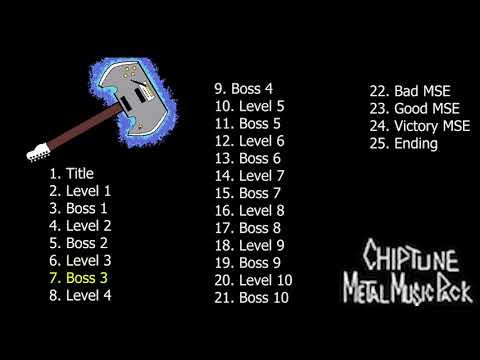 Chiptune Metal Music Pack