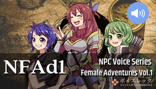 画像をギャラリービューアに読み込む, NPC Female Adventurers Vol.1
