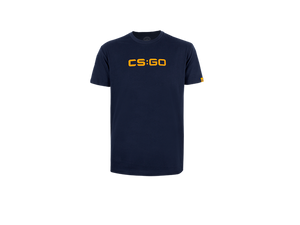 CS:GO - ロゴ Tシャツ (Navy Blue)