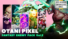 画像をギャラリービューアに読み込む, Otani Pixel Fantasy Enemy Pack Vol.2
