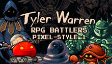 画像をギャラリービューアに読み込む, Tyler Warren RPG BATTLERS Pixel-Style 1
