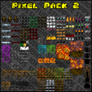 Pixel Pack 2 Characters - Faces - Sideview Enemies