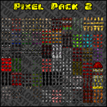 画像をギャラリービューアに読み込む, Pixel Pack 2 Characters - Faces - Sideview Enemies
