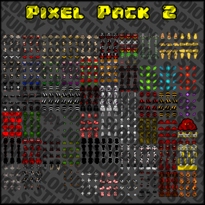 Pixel Pack 2 Characters - Faces - Sideview Enemies