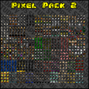 Pixel Pack 2 Characters - Faces - Sideview Enemies