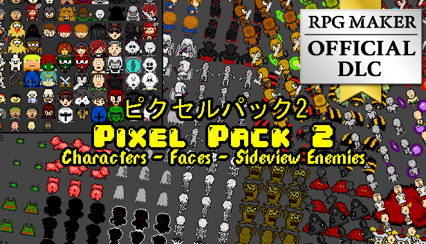 Pixel Pack 2 Characters - Faces - Sideview Enemies – KOMODO