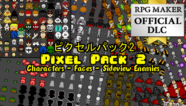 Pixel Pack 2 Characters - Faces - Sideview Enemies – KOMODO Plaza (JP)