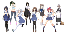 画像をギャラリービューアに読み込む, ヒロイン素材集２