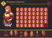 画像をギャラリービューアに読み込む, ラブリーナイツキャラクター素材集