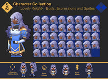 画像をギャラリービューアに読み込む, ラブリーナイツキャラクター素材集