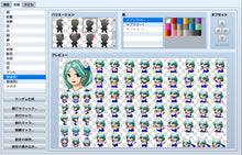 画像をギャラリービューアに読み込む, ヒロインキャラクタージェネレーター2 MZ